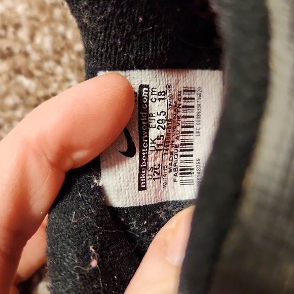 Nike Pink and Black Soccer Cleats 12 C - Picture 2 of 5